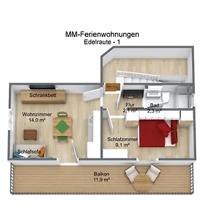 Haus Edelraute Apartment